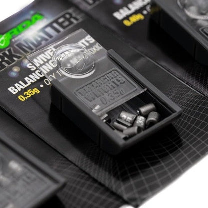 Korda: Dark Matter Balancing Weights 0.5g, Qty10