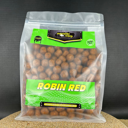 Monster Carp: 16mm Robin Red Boilies