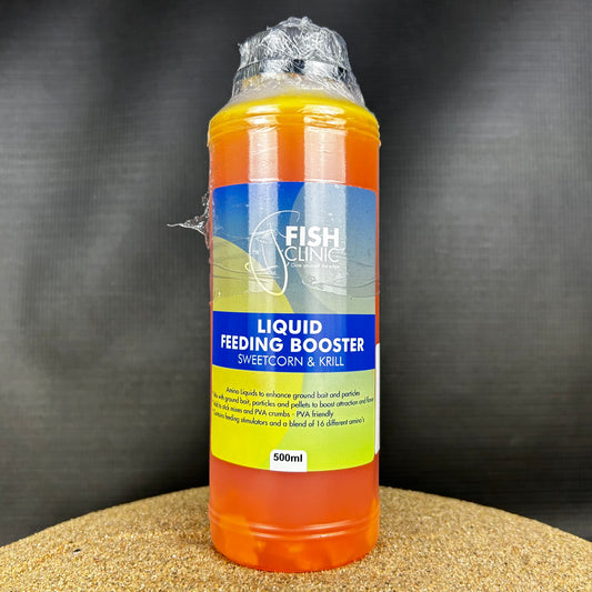 Fish Clinic: Sweetcorn & Krill, Liquid Feeding Booster, 500ml