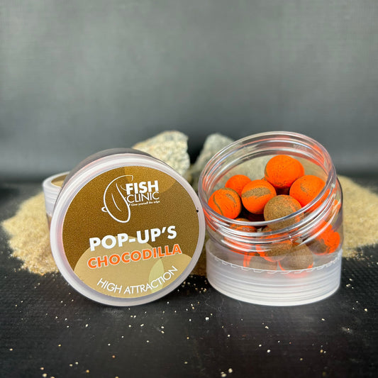 Fish Clinic: Chocodilla, Pop-Ups, Round 16mm