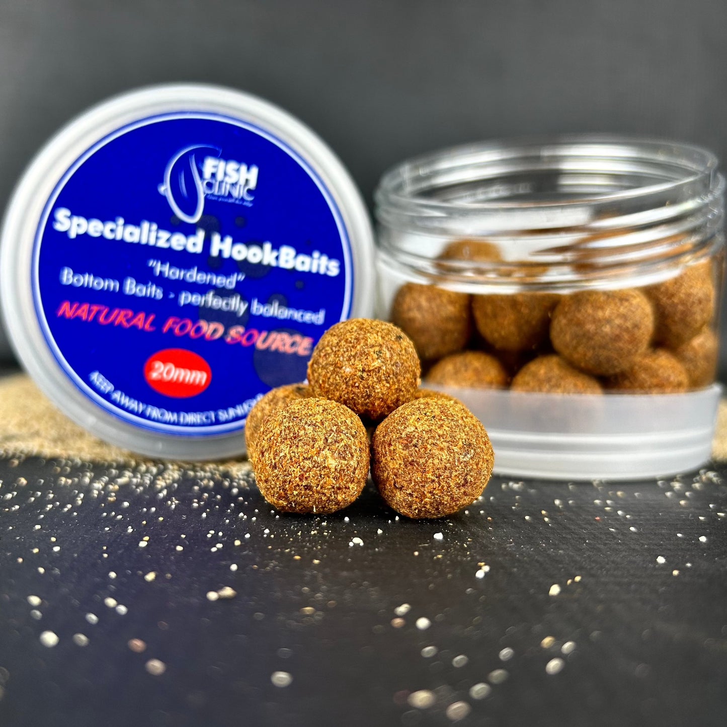 Fish Clinic: 20mm, Krill Hardened Hookbait.