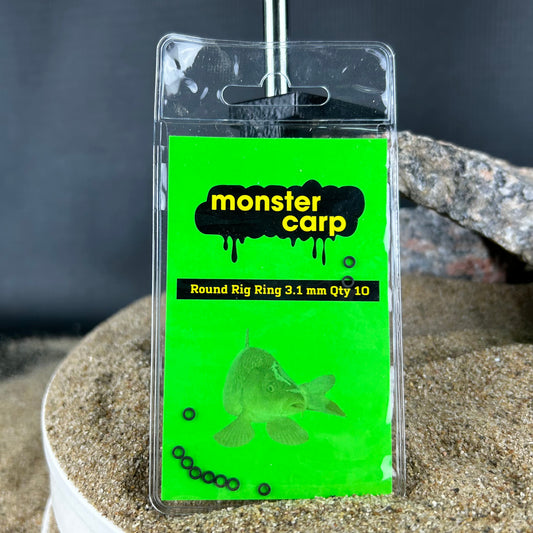 Monster Carp: Round Rig Ring 3.1mm 10pc