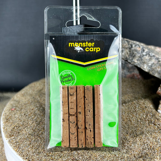 Monster Carp: Cork Sticks 6mm 5pc