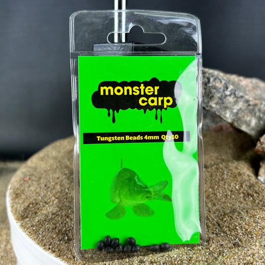 Monster Carp: Tungsten Beads 4mm 10pc