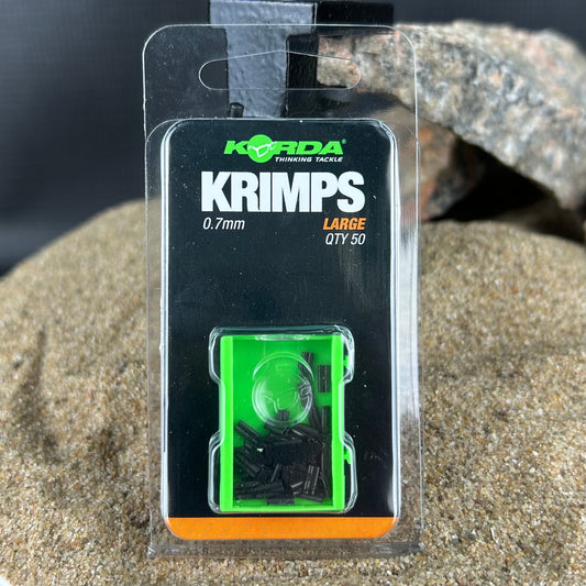 Korda: Large Krimps 0.7mm, Qty50