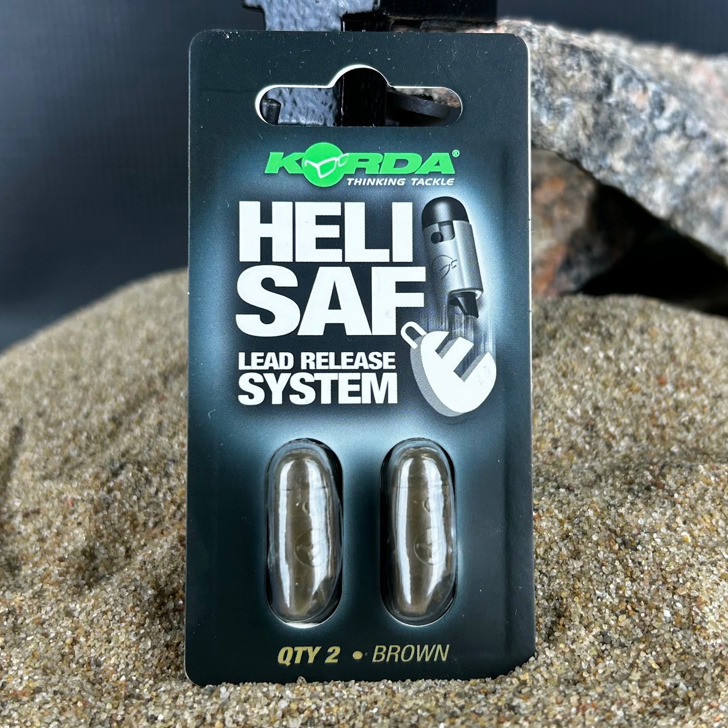 Korda: Brown Heli Safe Qty2