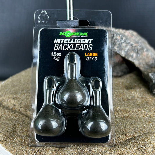 Korda: Large Intelligent Backleads, 1.5oz, Qty3