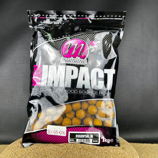 Mainline: Essential IB, High Impact Boilies, 1kg, 20mm