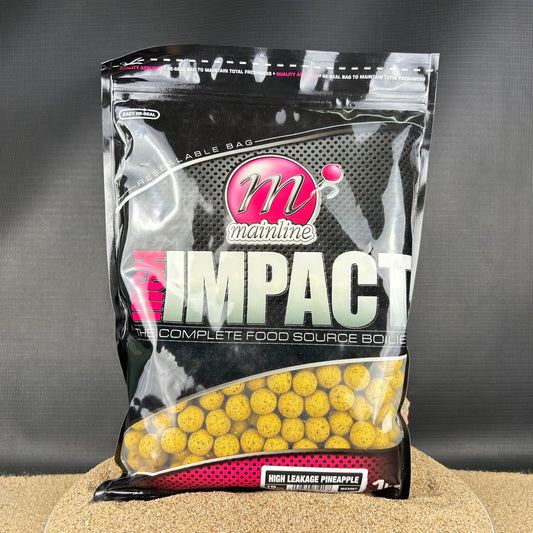 Mainline: High Leakage Pineapple, High Impact Boilies, 1kg, 15mm