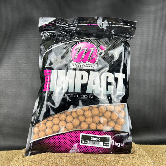 Mainline: Choc-o, High Impact Boilies, 1kg, 15mm