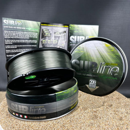 Korda: Subline, Green, 20lbs, 0.43mm, 1000m